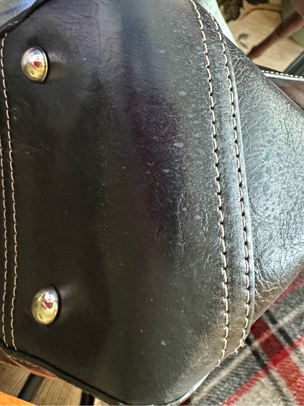 Fossil Black Leather Workbag - Picture 11 of 12